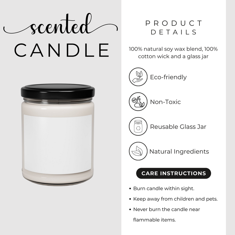 Custom Father Daughter Candle