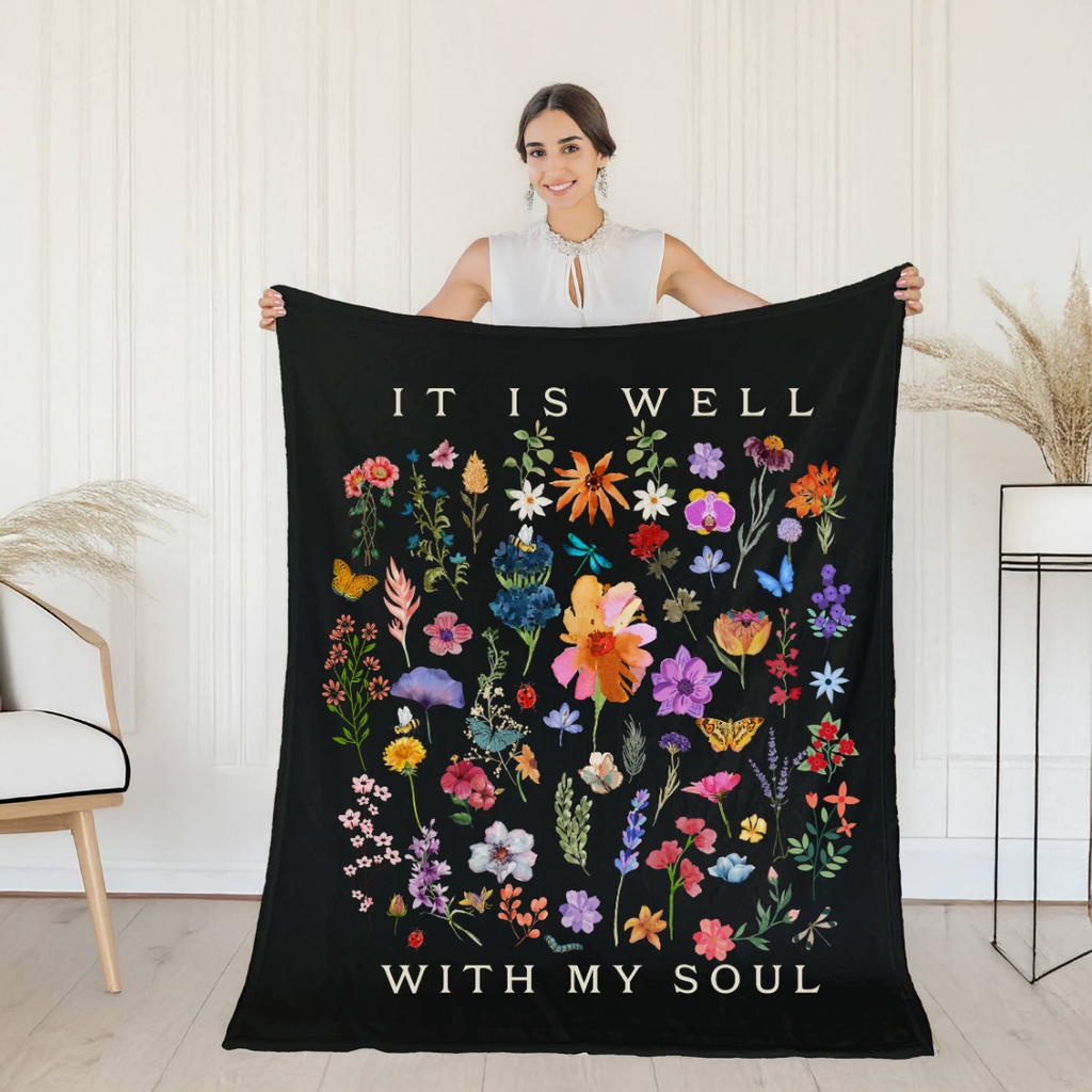 It Is Well With My Soul Fleece Blanket