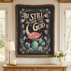 Be Still Woven Blanket