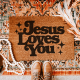 Jesus Loves You - Doormat