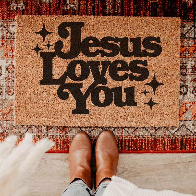 Jesus Loves You - Doormat