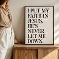 I Put My Faith In Jesus