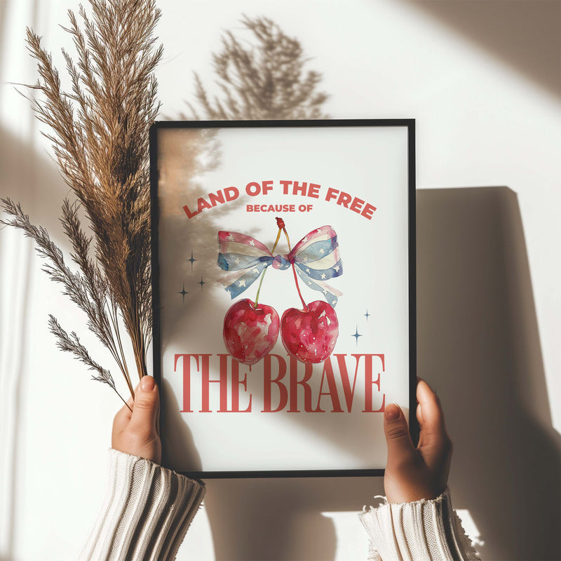 Land of the free because of the brave