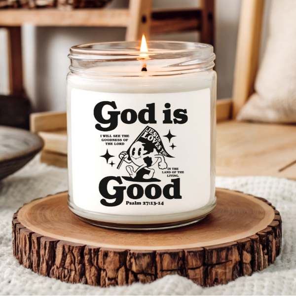 God Is Good Candle